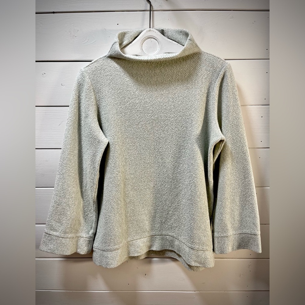 ANTHROPOLOGIE Saturday Sunday – Ellie Mock Neck Tunic Top – Size S – Mint